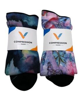 NWT Viasox Unisex Compression Socks - Size L/XL
